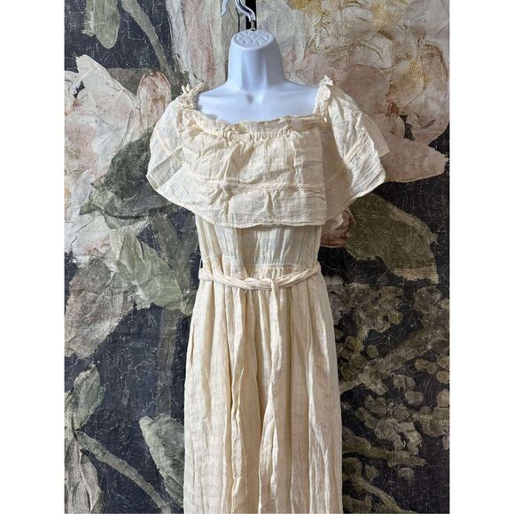 NWT Anthropologie Jayda Ruffled Maxi Dress x The Odells Size M - Picture 11 of 13